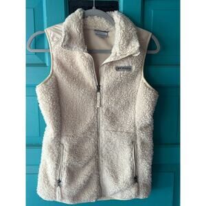 Columbia women’s XS Sherpa cream vest